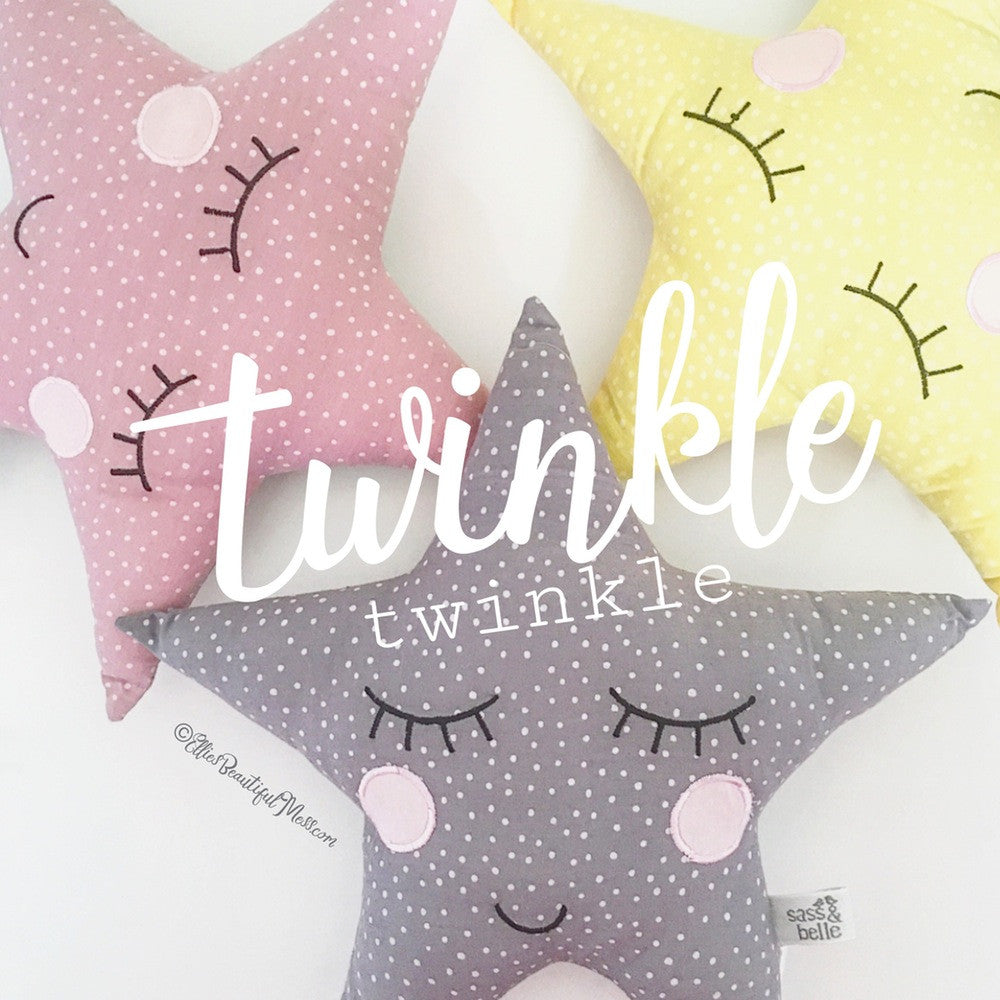 Spotty Twinkle Star Cushions