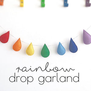 Rainbow Drop Garland