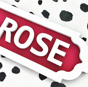 ‘Cherry Red’ Street Sign