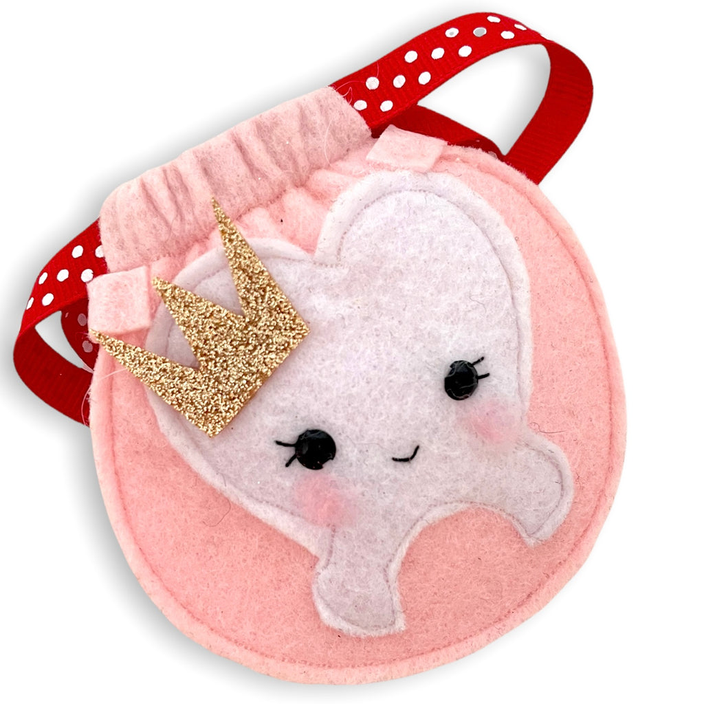 Pink Princess Tooth Fairy Pouch