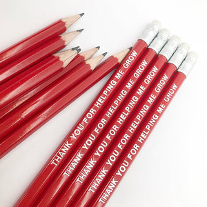 “Thank You For Helping Me Grow” Teacher Pencils