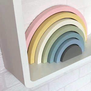 Pastel Rainbow Shelfie Decoration