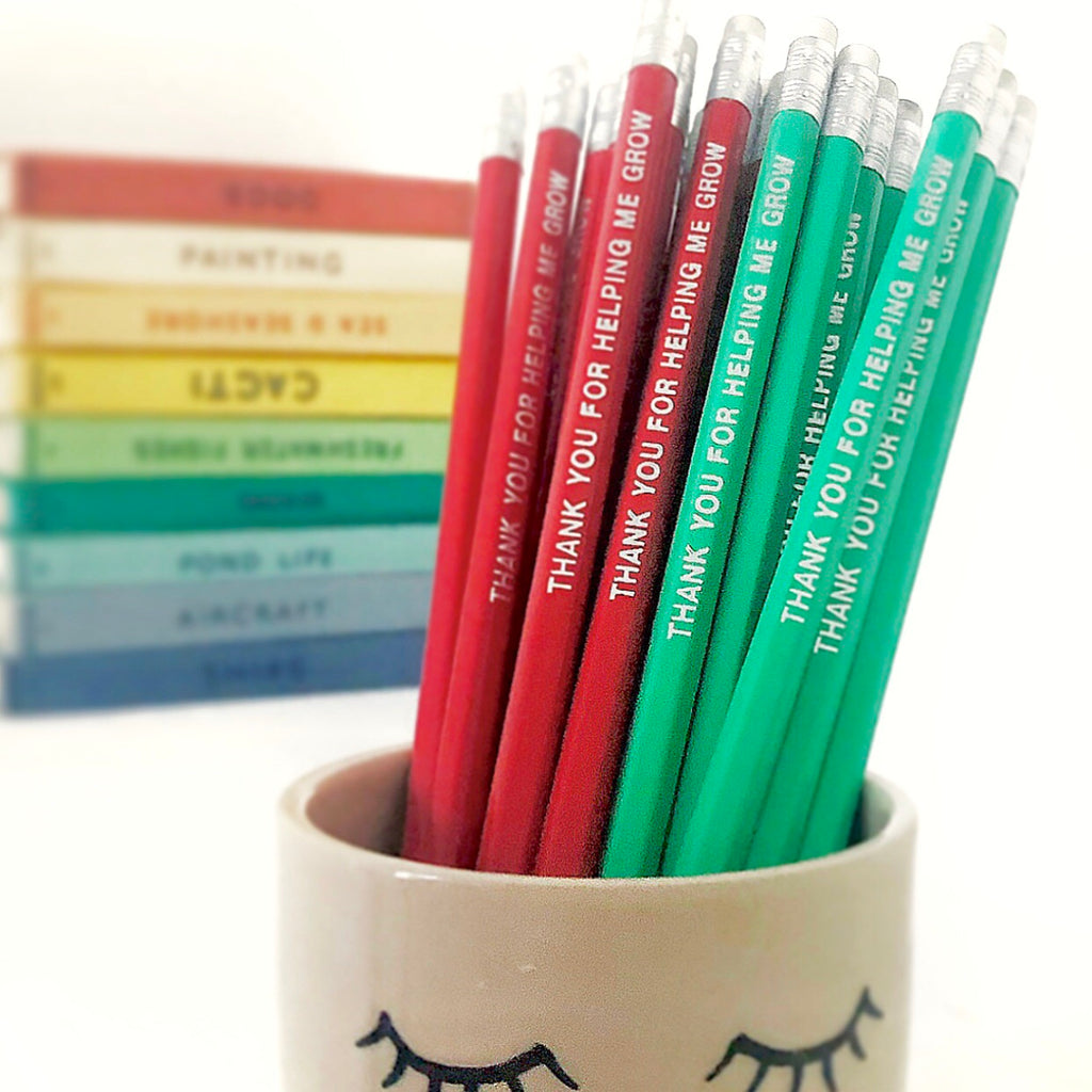 “Thank You For Helping Me Grow” Teacher Pencils